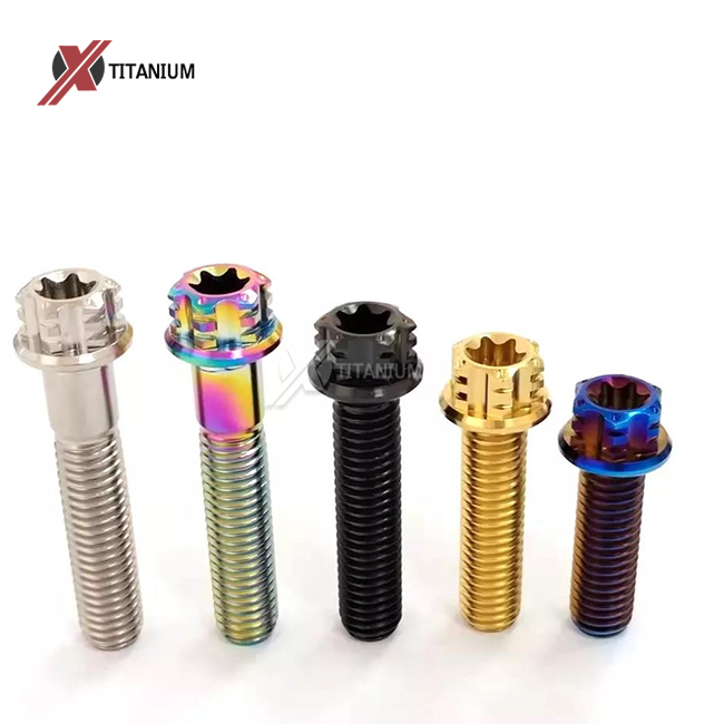 Titanium Flange Head Bolts With Inner Torx
